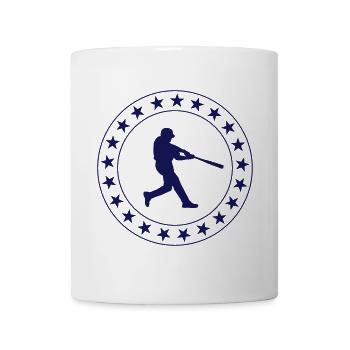 Baseball - Mug blanc - blanc - Devant