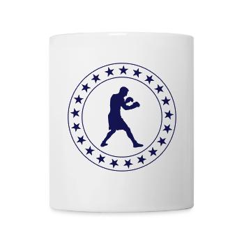 Boxing / Boxen / Boxe - Mug - white - Front