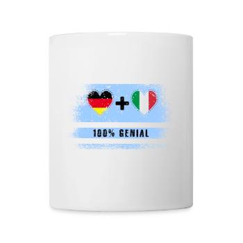 Germany and Italy 100% Ingenious / Gift - Mug - white - Front