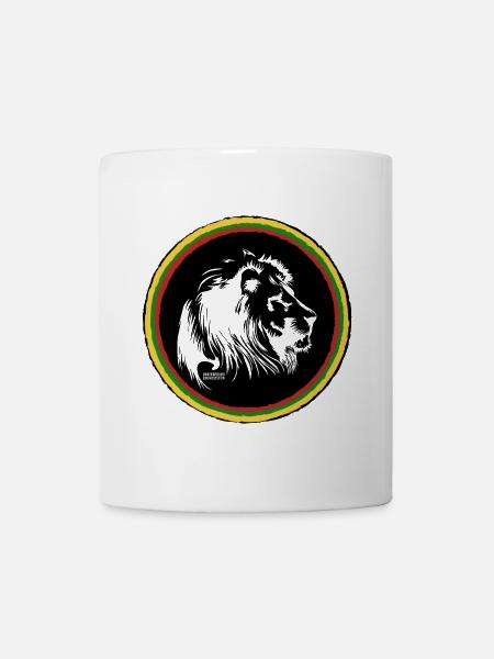Anneau de roue chromatique Rasta - Mug blanc - blanc