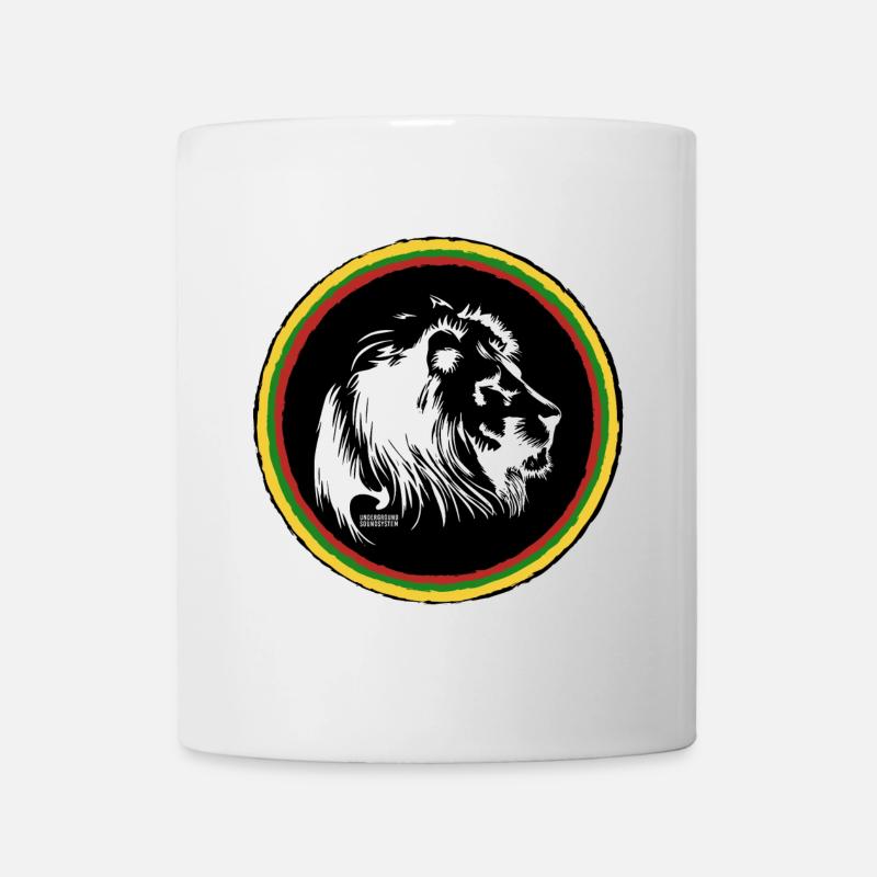 Rasta Farbkreis Ring - Tasse - Weiß