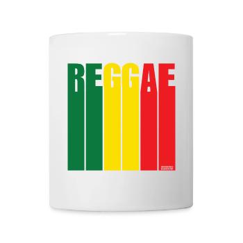 Reggae Color Block Banner - Mug - white - Front