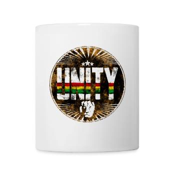 Symbole de paix rastafari de l’unité - Mug blanc - blanc - Devant