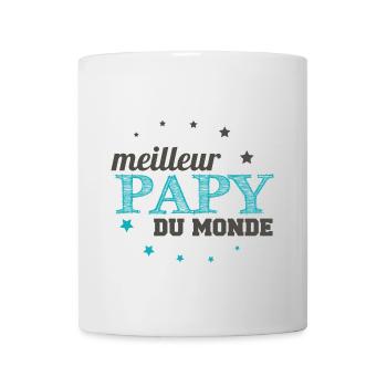 meilleur papy du monde - Mug blanc - blanc - Devant