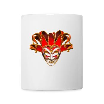 Venice mask - Mug - white - Front