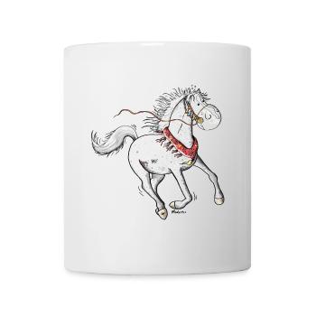 Cheval Arabe Mignon - Chevaux - Mug blanc - blanc - Devant