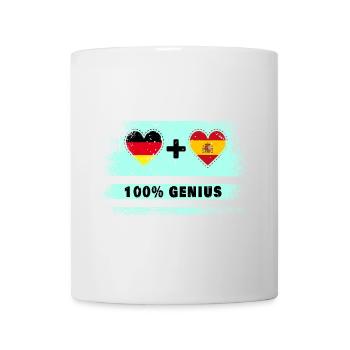 Germany and Spain 100% brilliant / Gift - Mug - white - Front