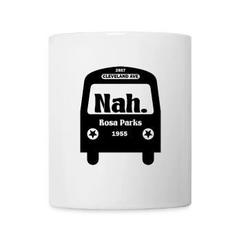 Close Rosa Parks Bus Afro Peace Tolerance Gift - Mug - white - Front