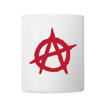 Anarchy symbol Anarchie anarchie anarquia anarchia - Mug - white - Front