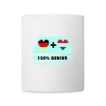 Germany and Netherlands 100% brilliant / Gift - Mug - white - Front