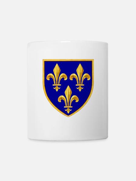 fleurs de lys - Mug blanc - blanc