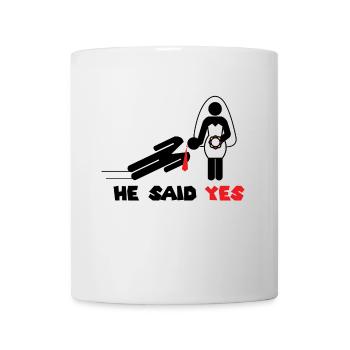 Enterrement de vie de garçon dire drôle mariage - Mug blanc - blanc - Devant