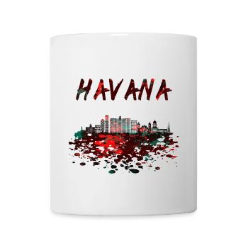 Havanna Skyline / Kuba Geschenk Stadt Karibik - Tasse - Weiß - Vorne