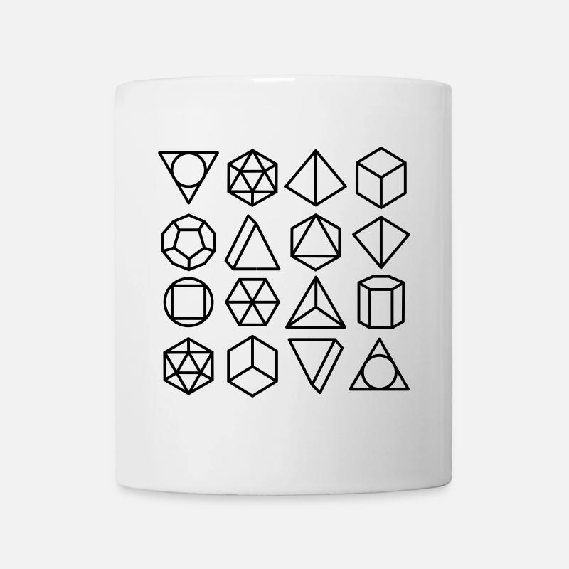 Geometrie - Tasse - Weiß
