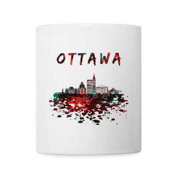 Ottawa Skyline / Canada cadeau ville - Mug blanc - blanc - Devant