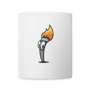 Brosse fraîche - Mug blanc - blanc - Devant
