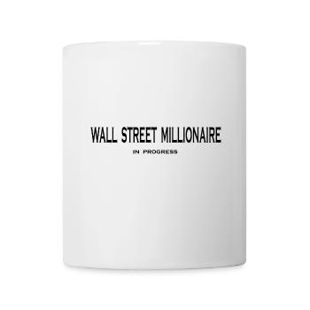 Bourse et actionnaire - Mug blanc - blanc - Devant