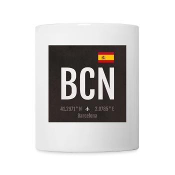 Barcelona - Tasse - Weiß - Vorne