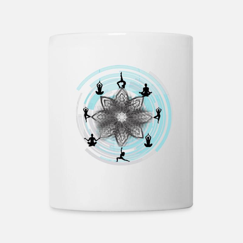 yoga - Mug blanc - blanc