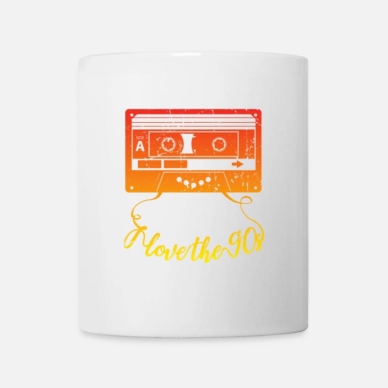 Ich liebe die 90er - Tasse - Weiß