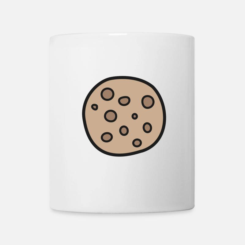 Keks, Cookie, Krümel - Tasse - Weiß