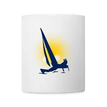 catamaran - Mug - white - Front
