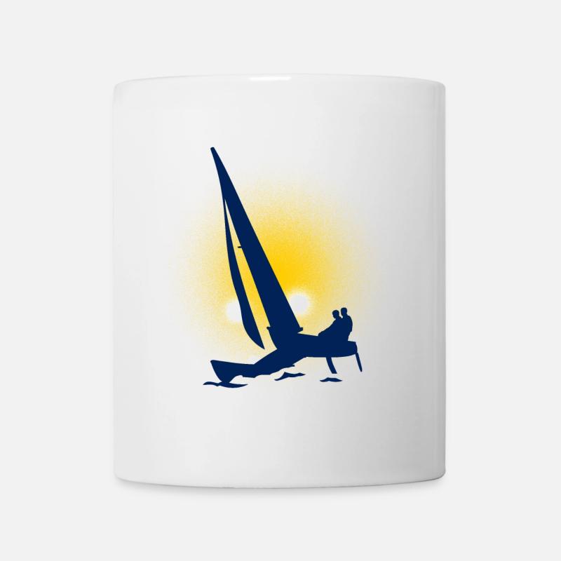 catamaran - Mug blanc - blanc