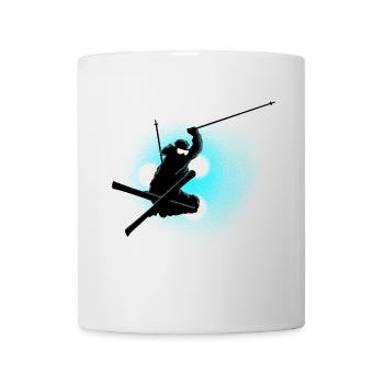 freestyle ski - Mug - white - Front