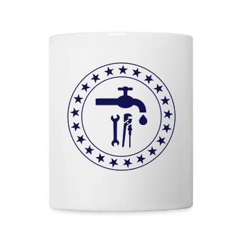 Plumber / Klempner / Plombier - Mug blanc - blanc - Devant