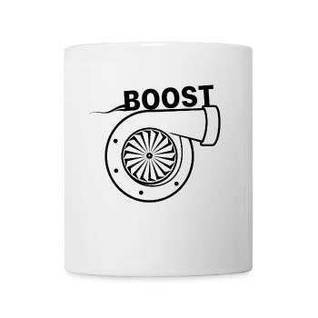 Boost – Turbocharger Power for Car Culture - Mug - white - Front