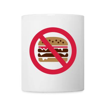 Hamburger - Mug blanc - blanc - Devant