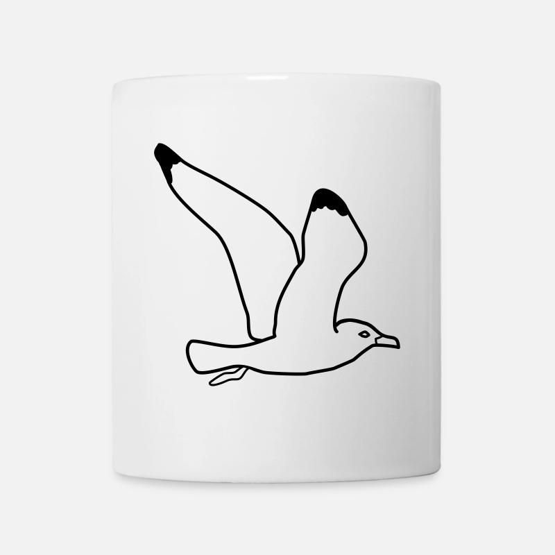 mouette - Mug blanc - blanc