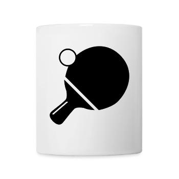 tischtennis tischtennisschläger - Tasse - Weiß - Vorne