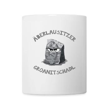 oberlausitz shirt groanitschadl comic - Tasse - Weiß - Vorne