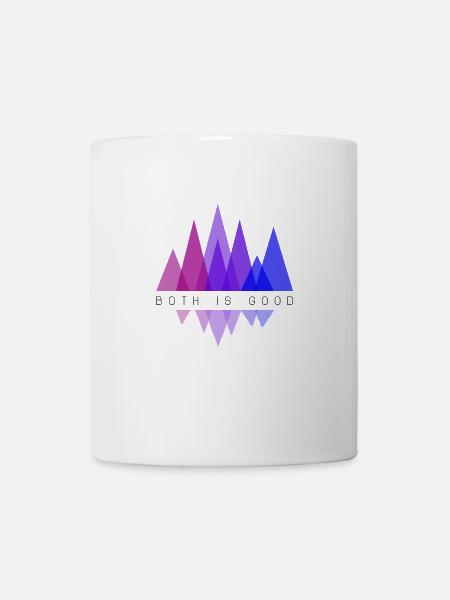 Both is good LGBT Gay Pride Bisexual Geometry - Mug - white