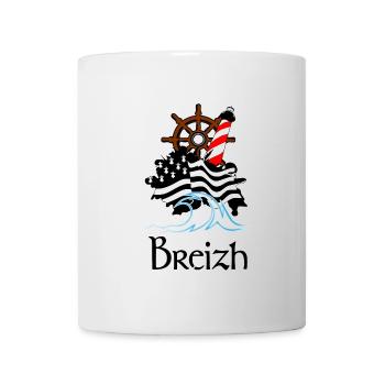 Bretagne - Mug blanc - blanc - Devant