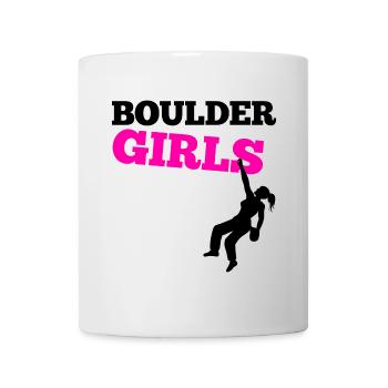 Bouldering Climbing Mountaineering Boulder Mountain sports - Mug - white - Front