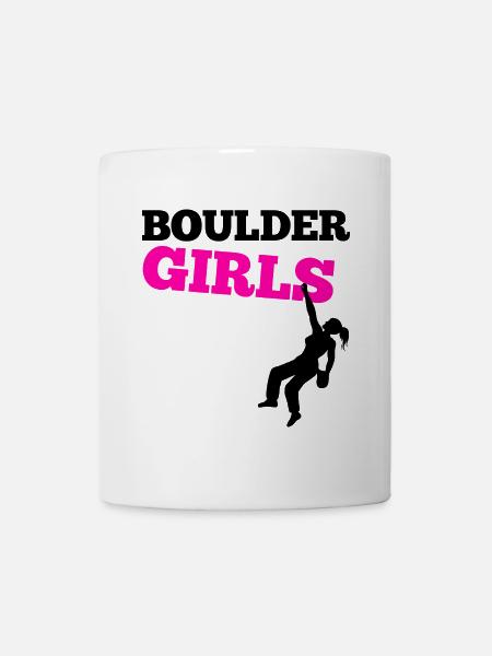 Bouldering Escalade Alpinisme Boulder Sports de montagne - Mug blanc - blanc