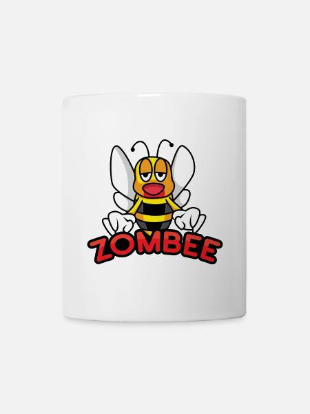 ZOMBEE zombie bee funny insect gift idea - Mug - white