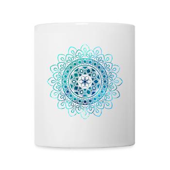 Mandala - Blue - Mug - white - Front