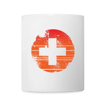 Happy Birthday Schweiz - Tasse - Weiß - Vorne