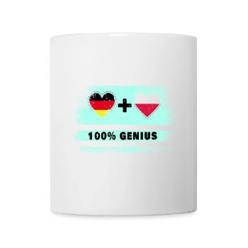 Germany and Poland 100% Ingenious / Gift - Mug - white - Front