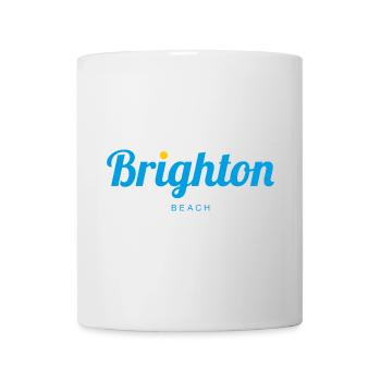 BRIGHTON, Angleterre - Mug blanc - blanc - Devant