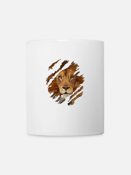 Lion - Mug blanc - blanc