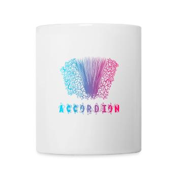 Accordéon Design / Instrument de musique Accordion - Mug blanc - blanc - Devant