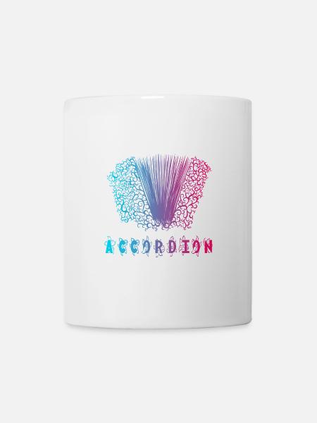 Accordéon Design / Instrument de musique Accordion - Mug blanc - blanc