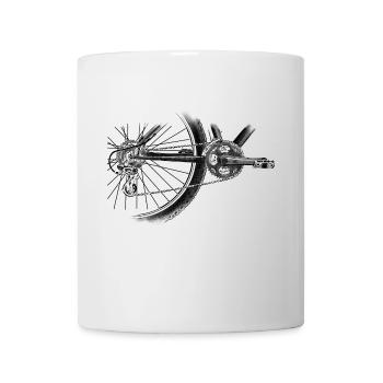 roue - Mug blanc - blanc - Devant