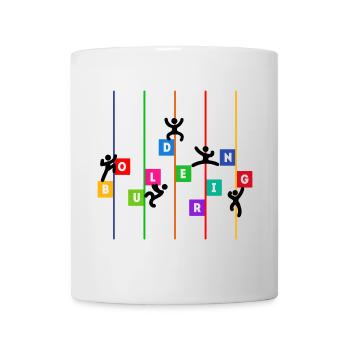 Boulder climbing mountaineering bouldering funny sport - Mug - white - Front