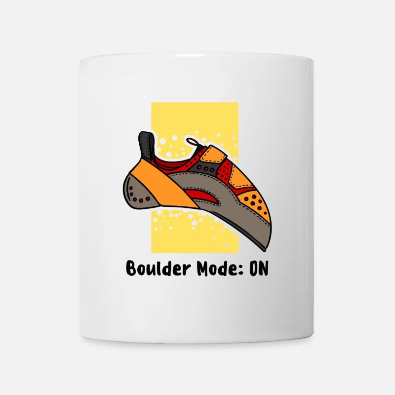 Boulder Boulderer escalade escalade escalade sports de montagne - Mug blanc - blanc