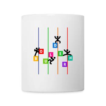 Bouldering Climbing Mountaineering Funny saying Sport - Mug - white - Front